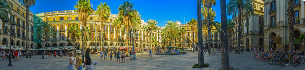 Place del Rei, Barcelona, August 2022