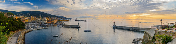 Sunset in Bastia, Korsika, August 2022