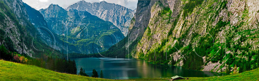 Obersee mit Watzmann Ostwand