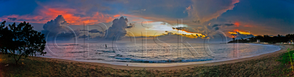 Sunset bei TreasureBeach, Jamaica