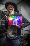 Big Youth with Photo book of Karl Peisker